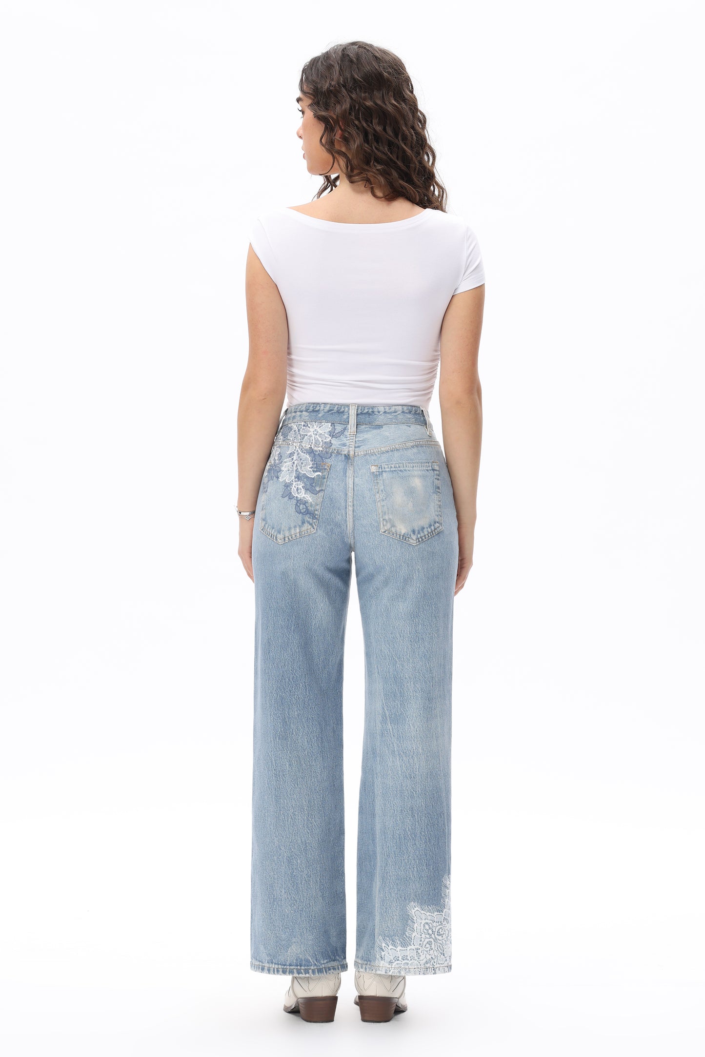 Mirella Elegant Wide Leg Jeans