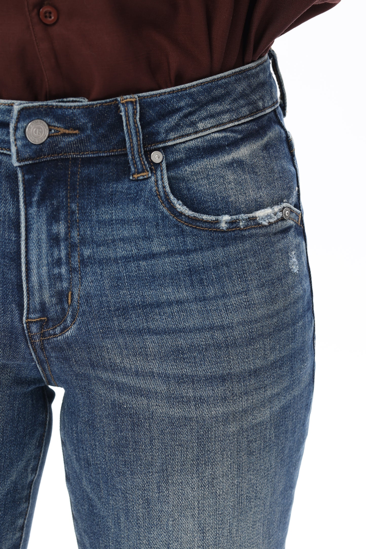 Estelle Vintage Whisker Straight Jeans