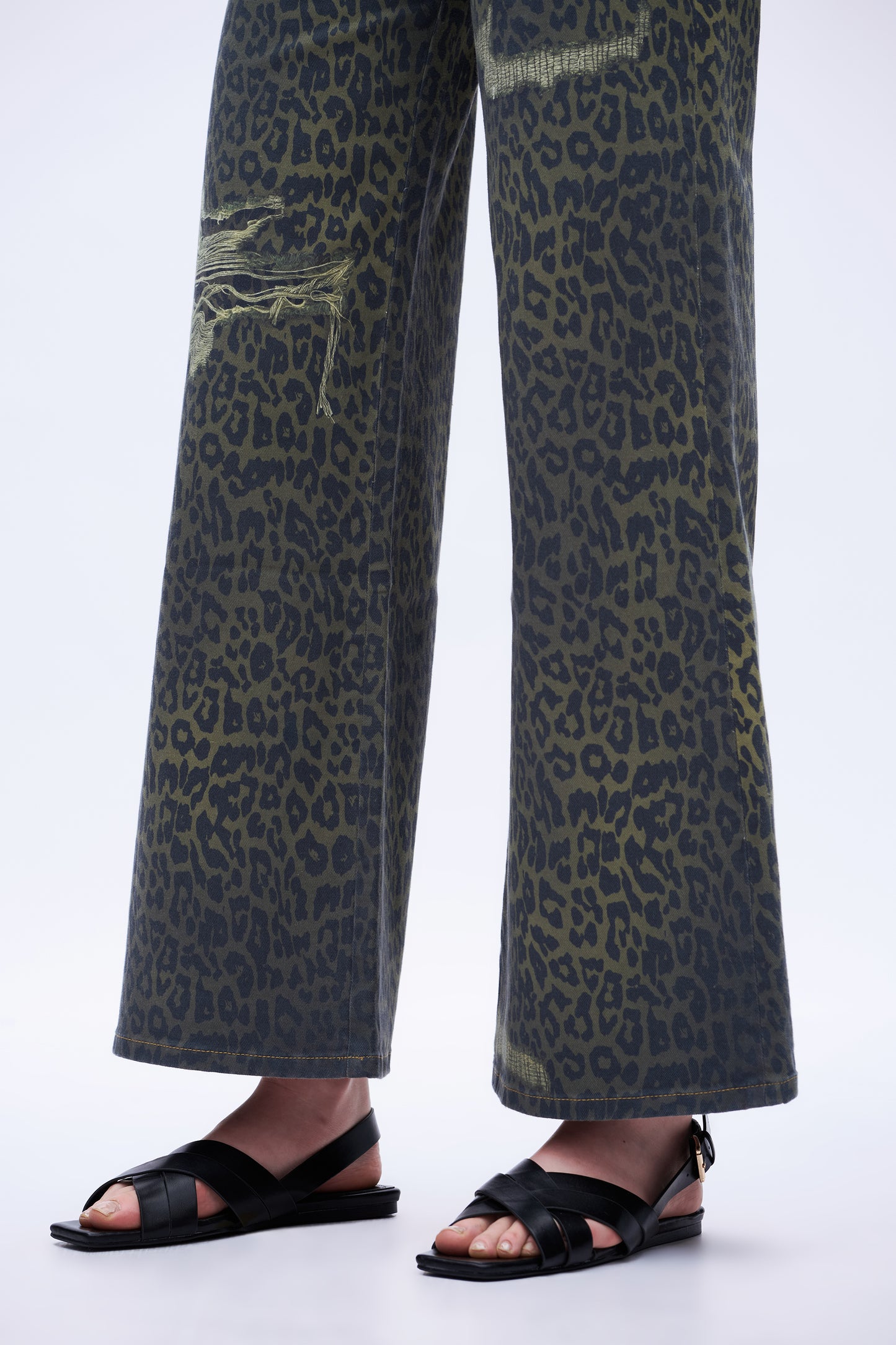 High Rise Wide Leg Pants