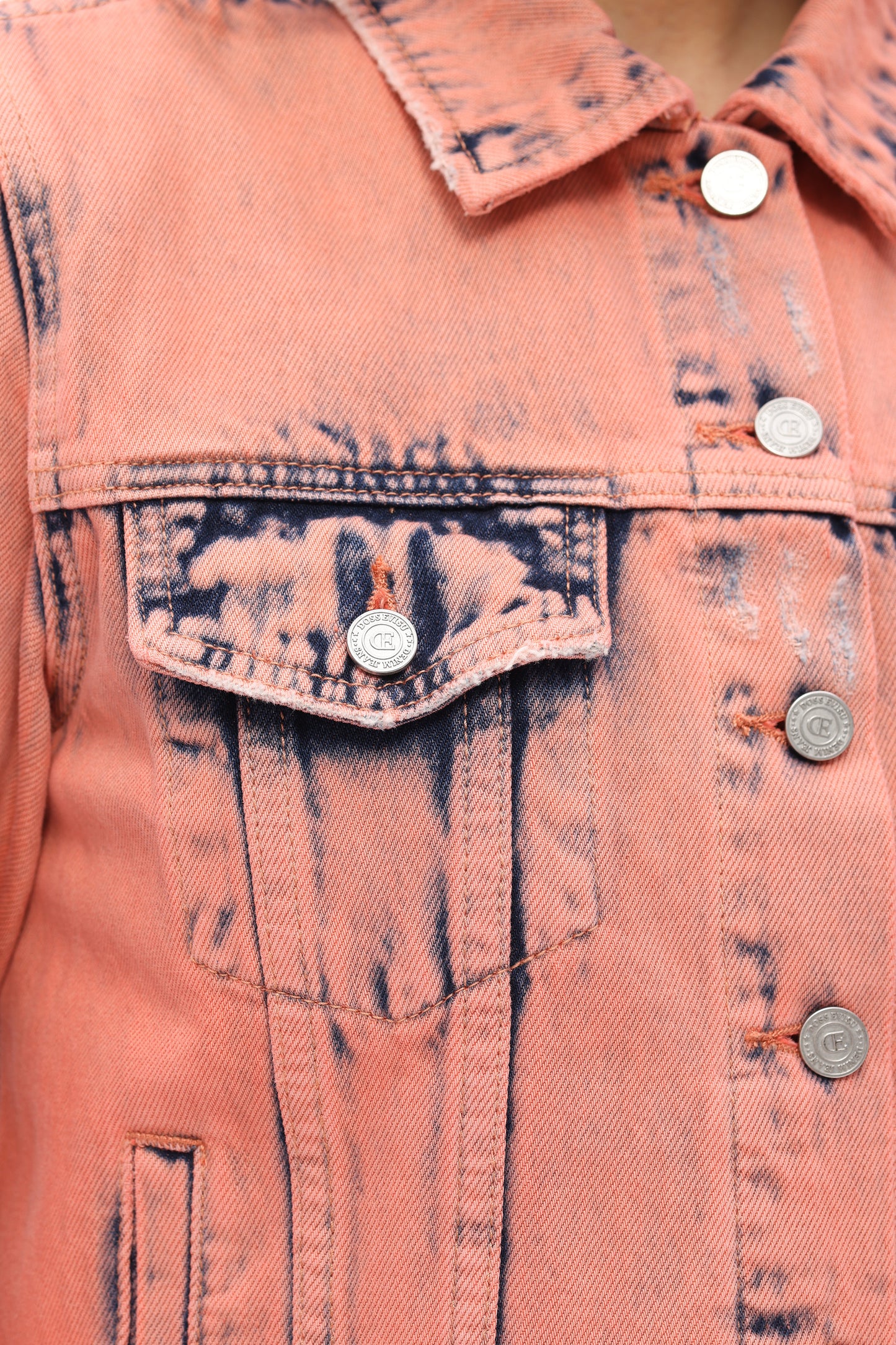 Victoria Boxy Cropped Denim Jacket