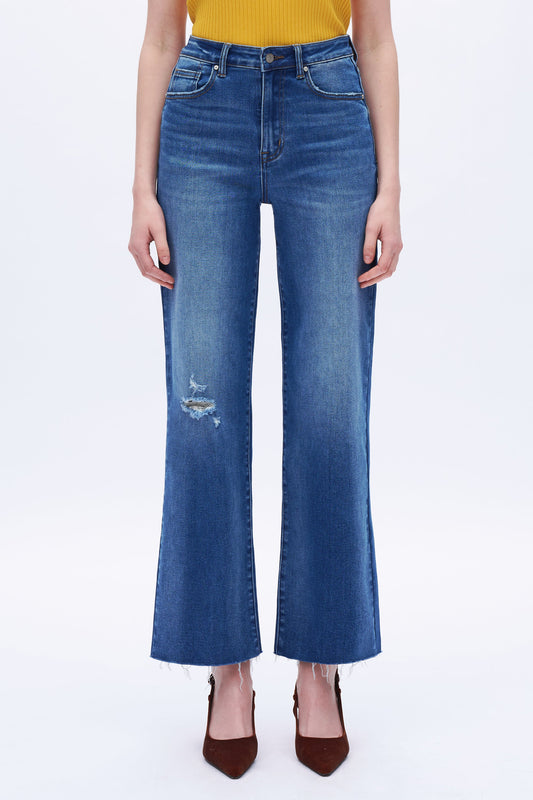 High Rise Relaxed Straight Jeans