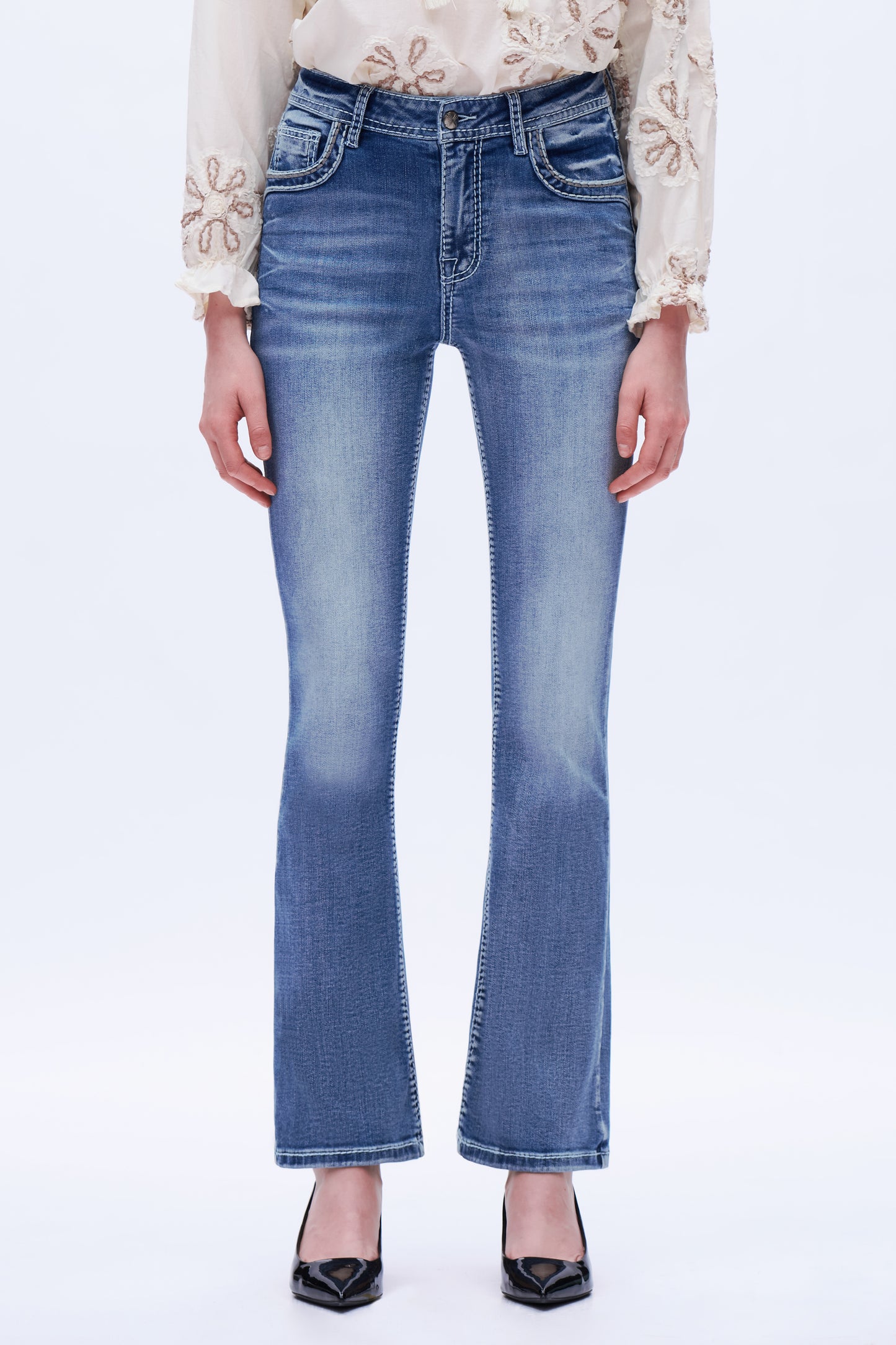 Madison Western-Chic Bootcut Jeans