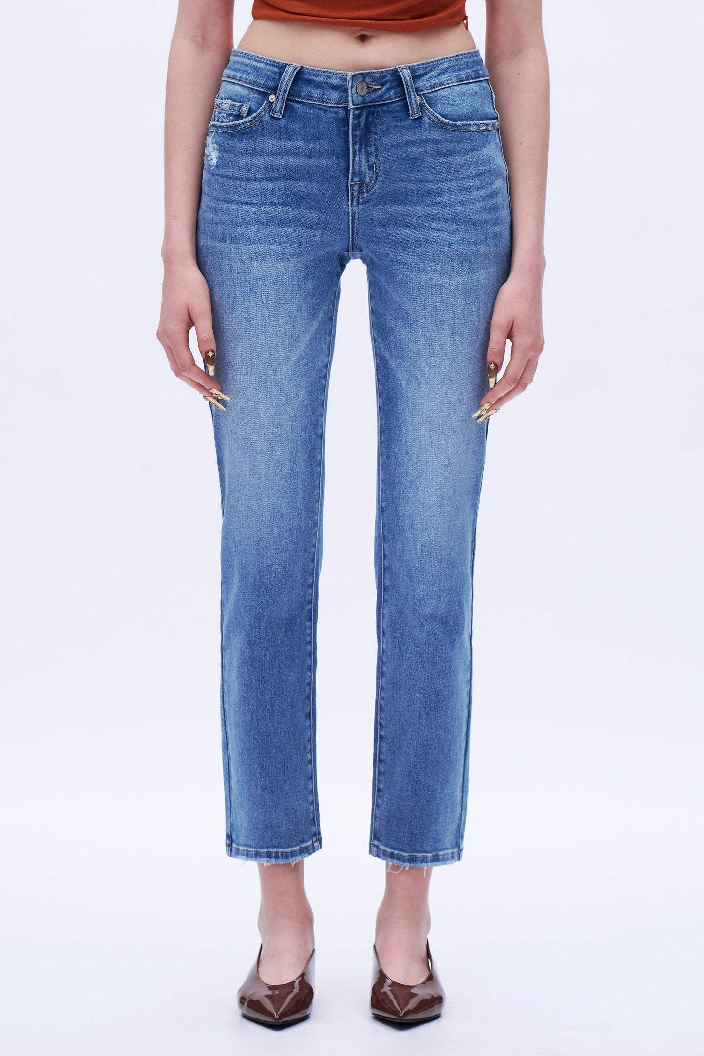 Emilia Flattering Straight Jeans