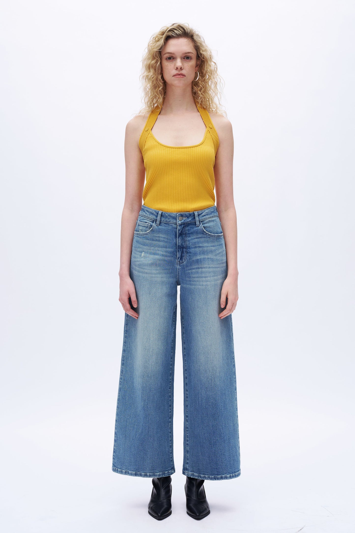 Cassandra Effortless Wide Leg Jeans