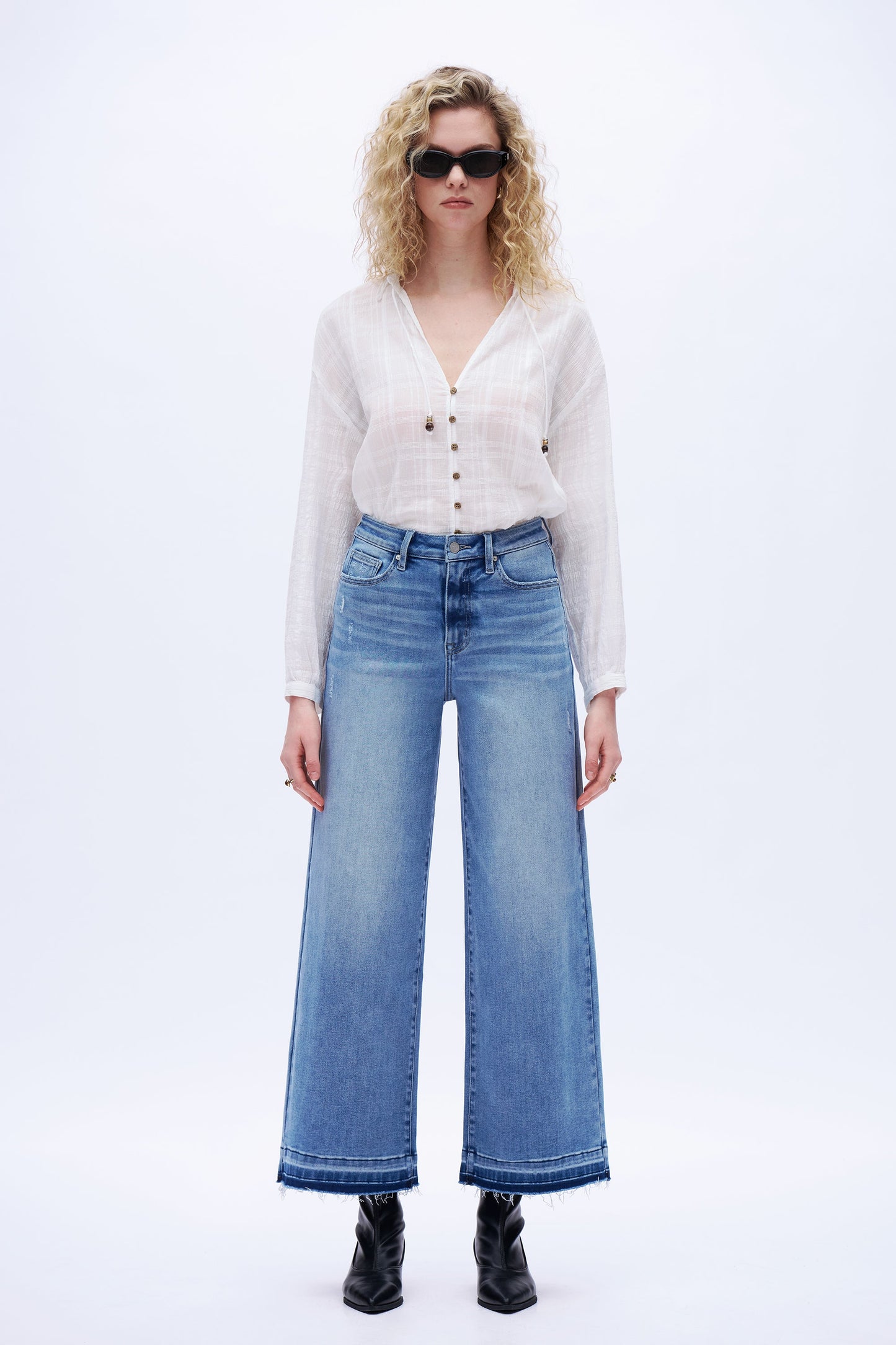 Tatiana Classic Wide Leg Jeans