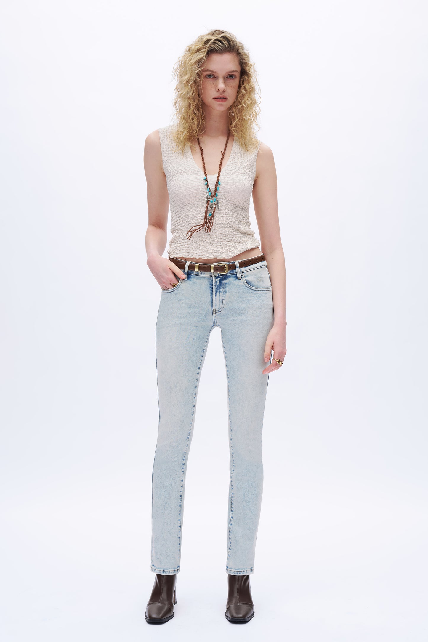 Natalia Iconic Slim Straight Jeans