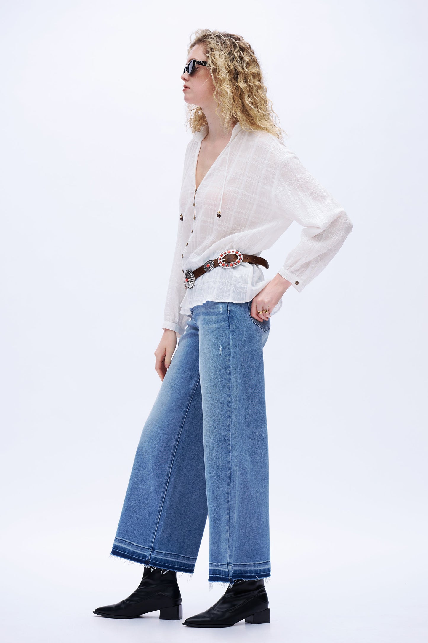 Tatiana Classic Wide Leg Jeans