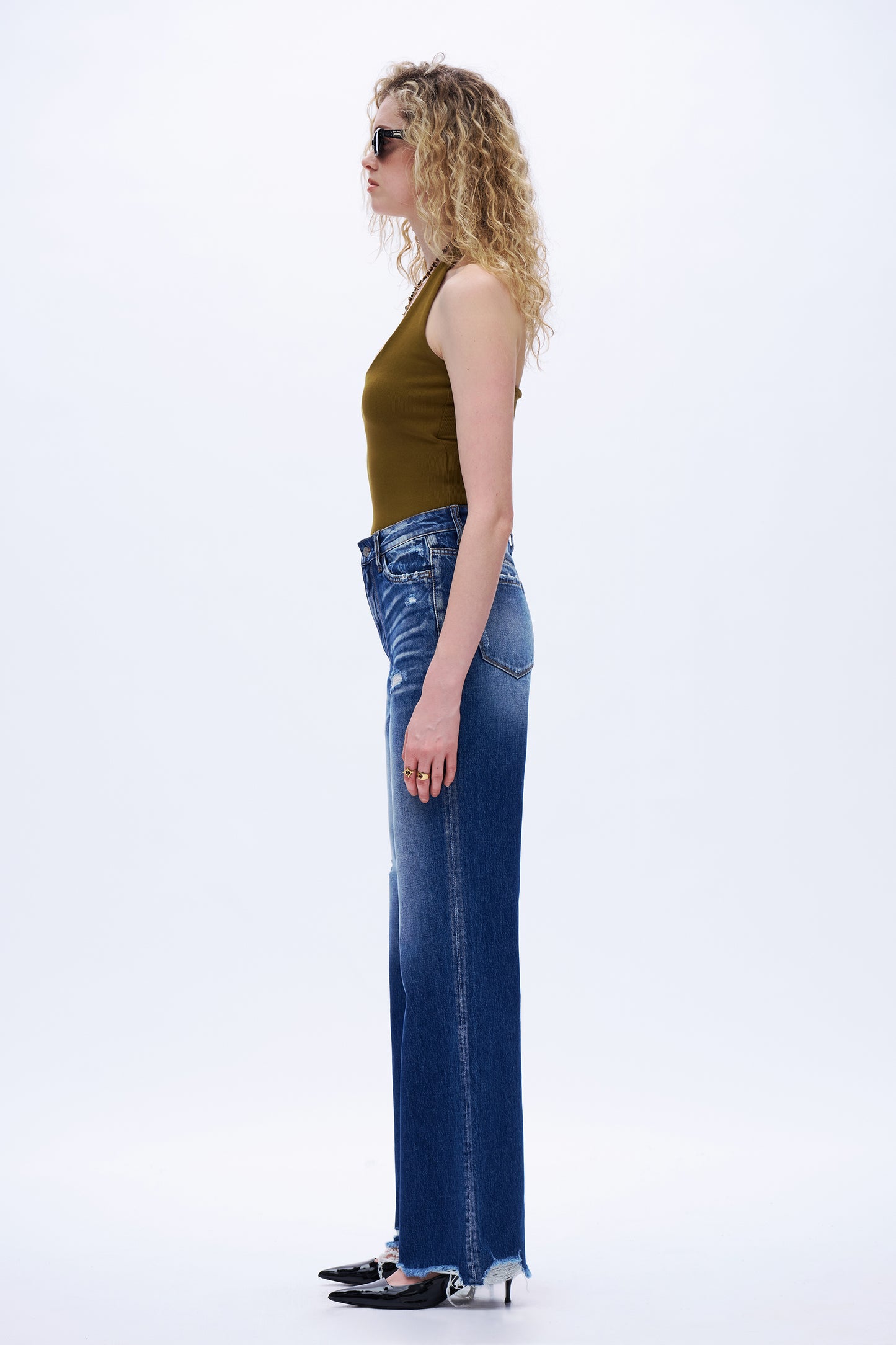 Juliette Edgy Wide Leg Jeans