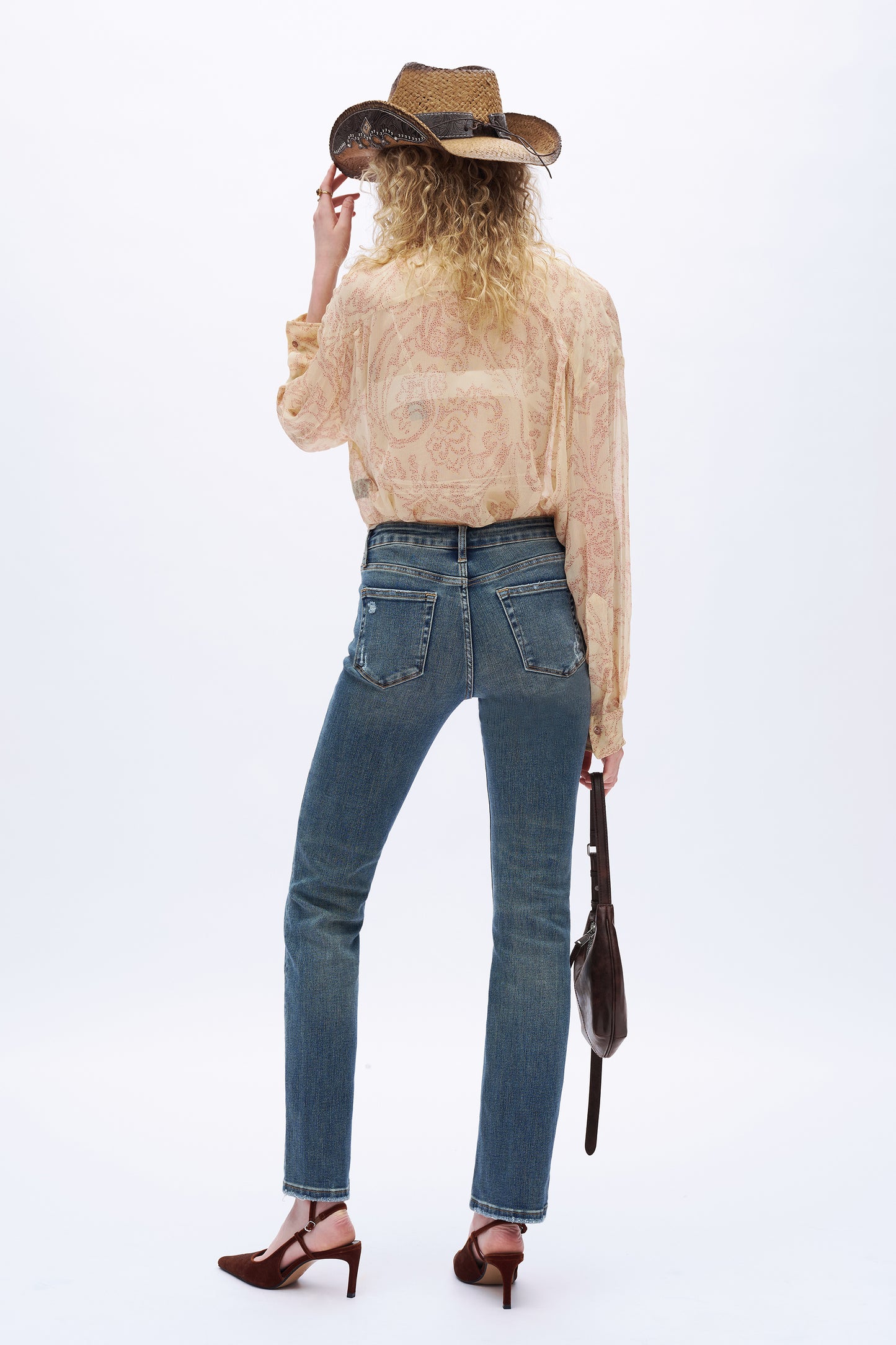 Vivienne Retro-Luxe Slim Straight Jeans