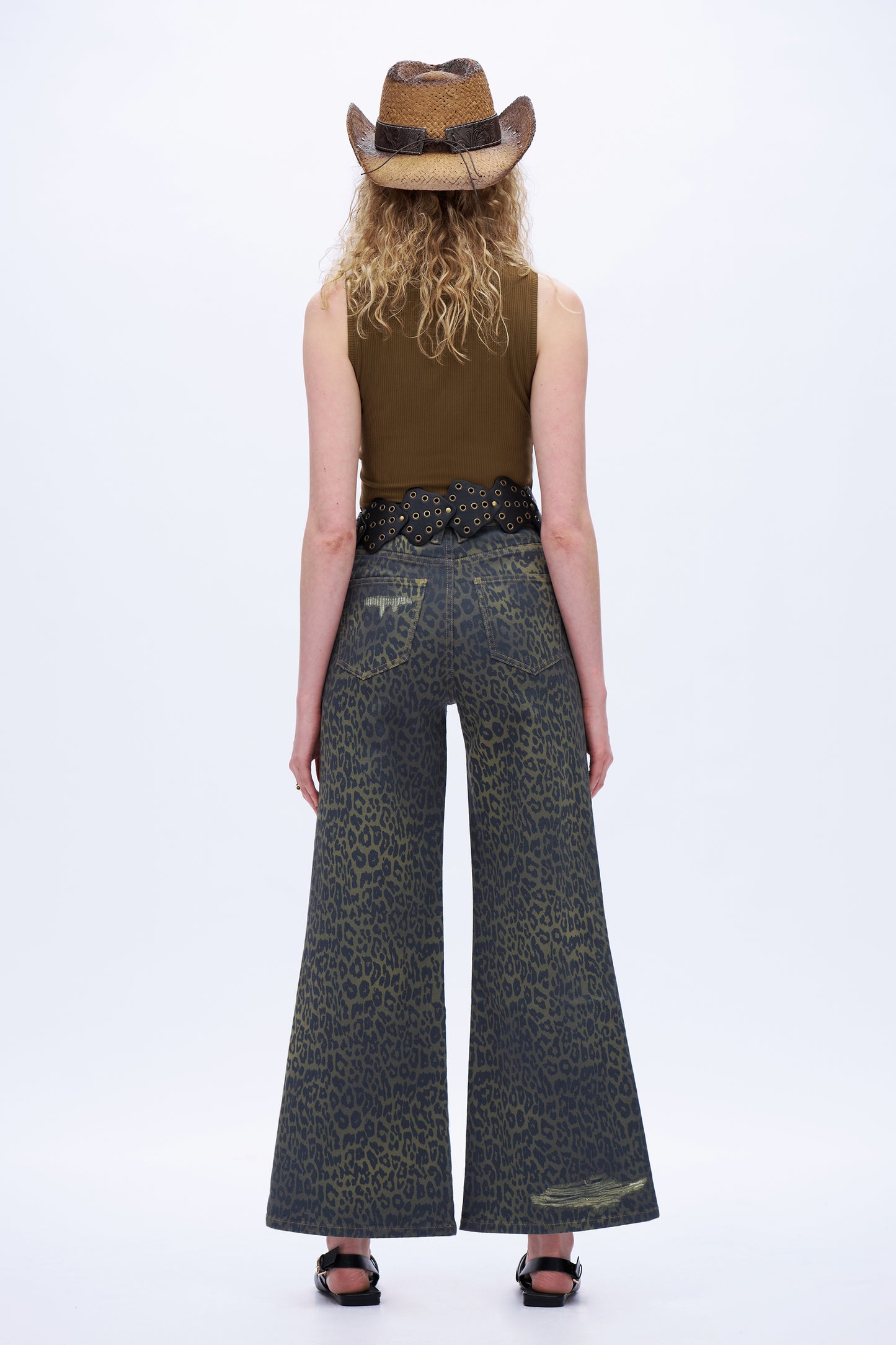High Rise Wide Leg Pants