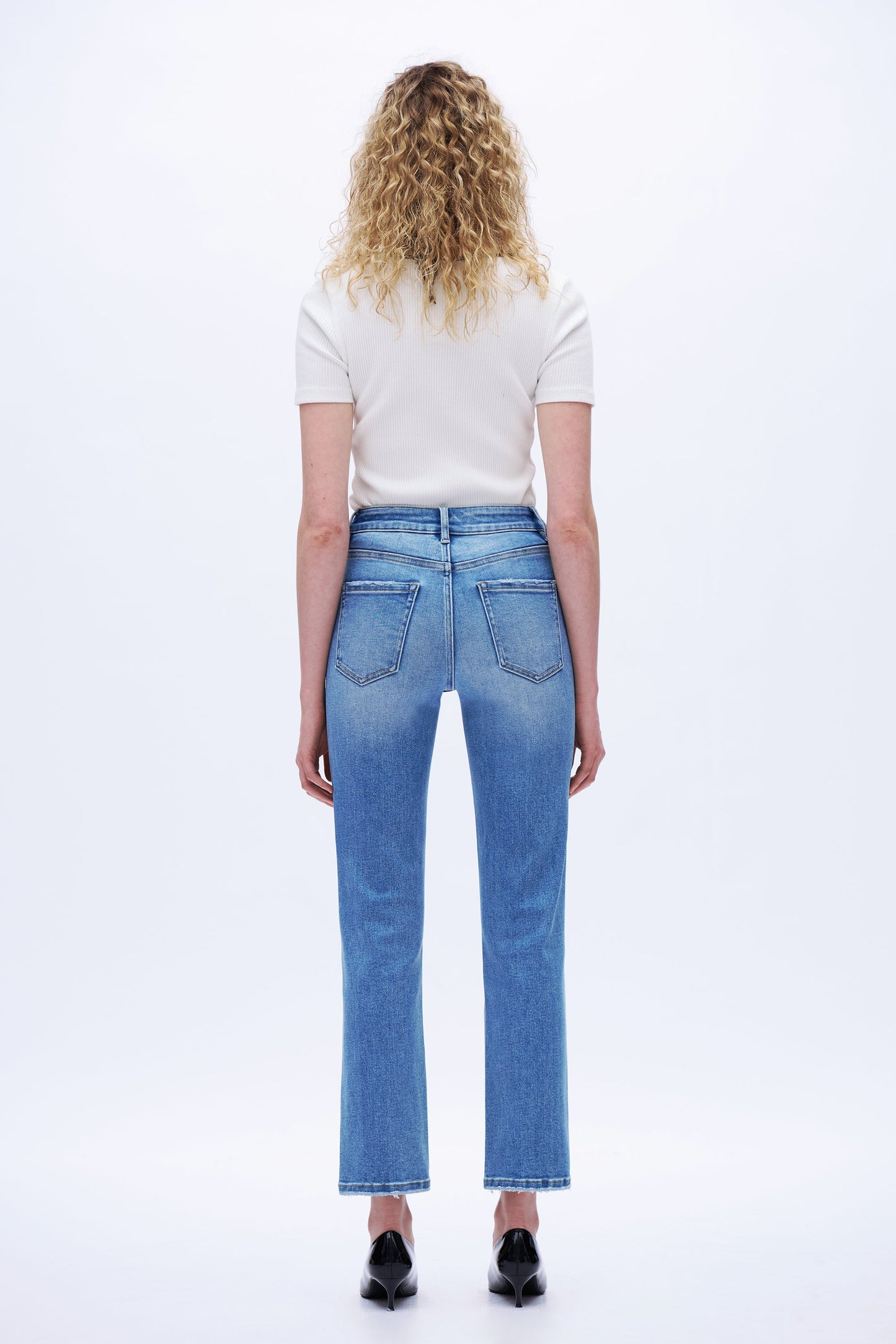 Marielle Cropped Vintage Straight Jeans