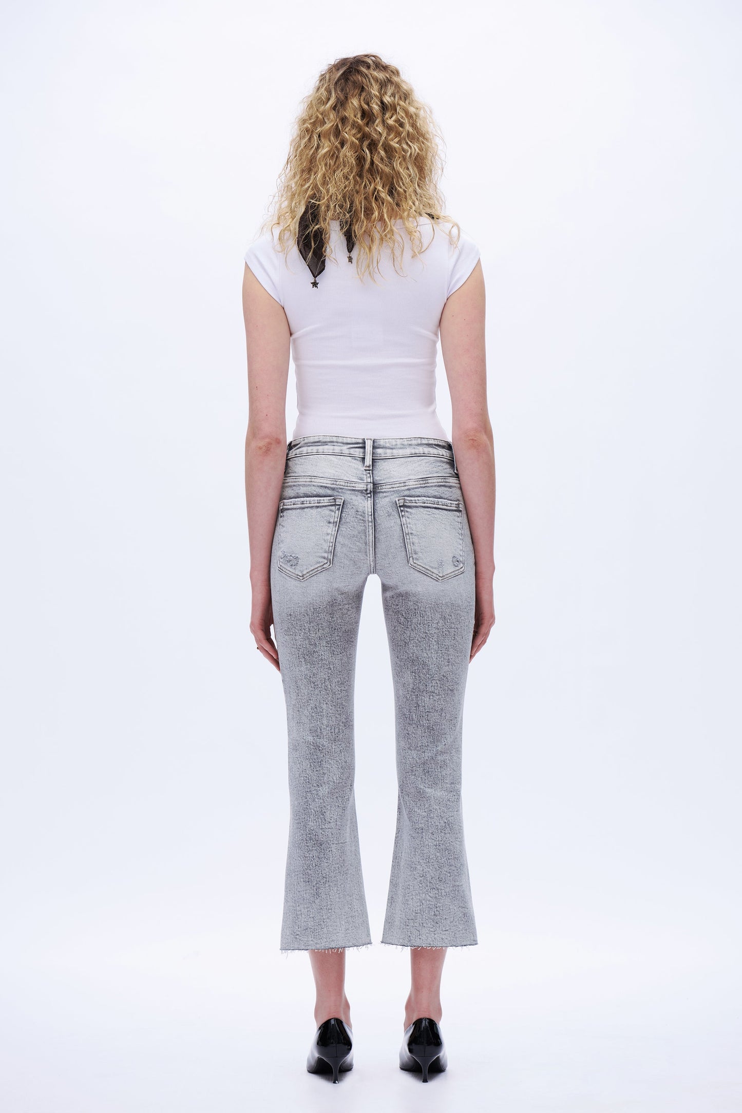 Chloe Distressed Bootcut Jeans