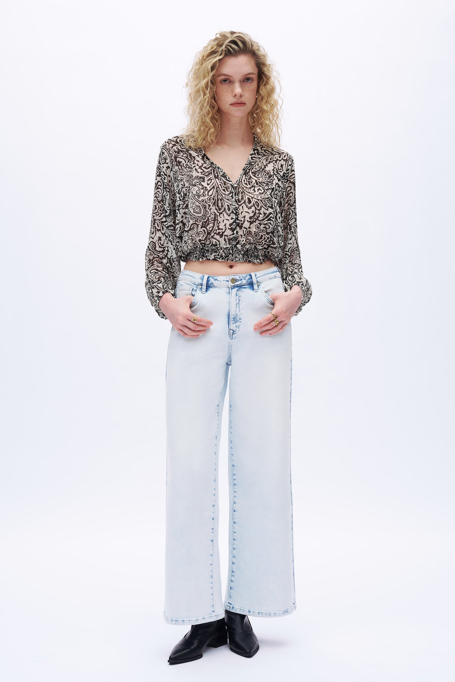 Alessia Iconic Wide Leg Jeans