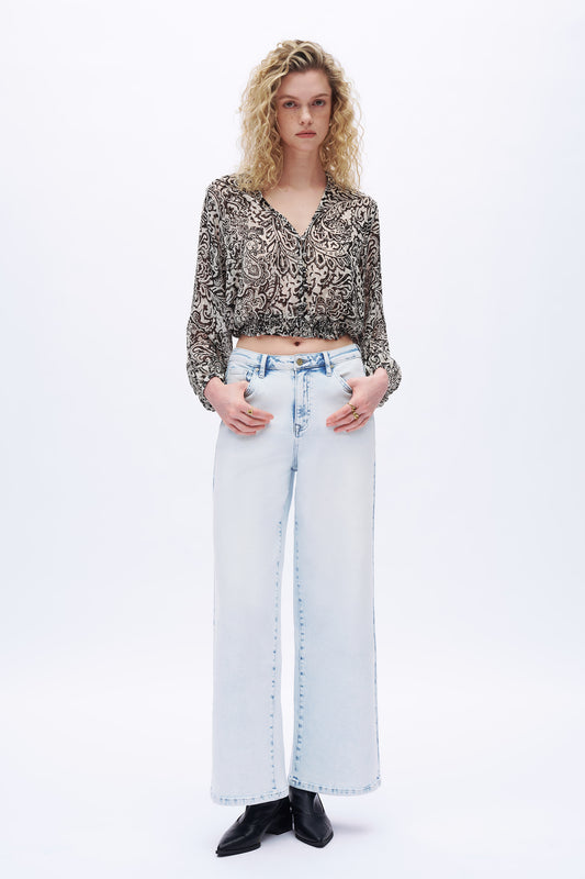 Alessia Iconic Wide Leg Jeans