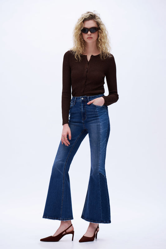 High Rise Flare Jeans