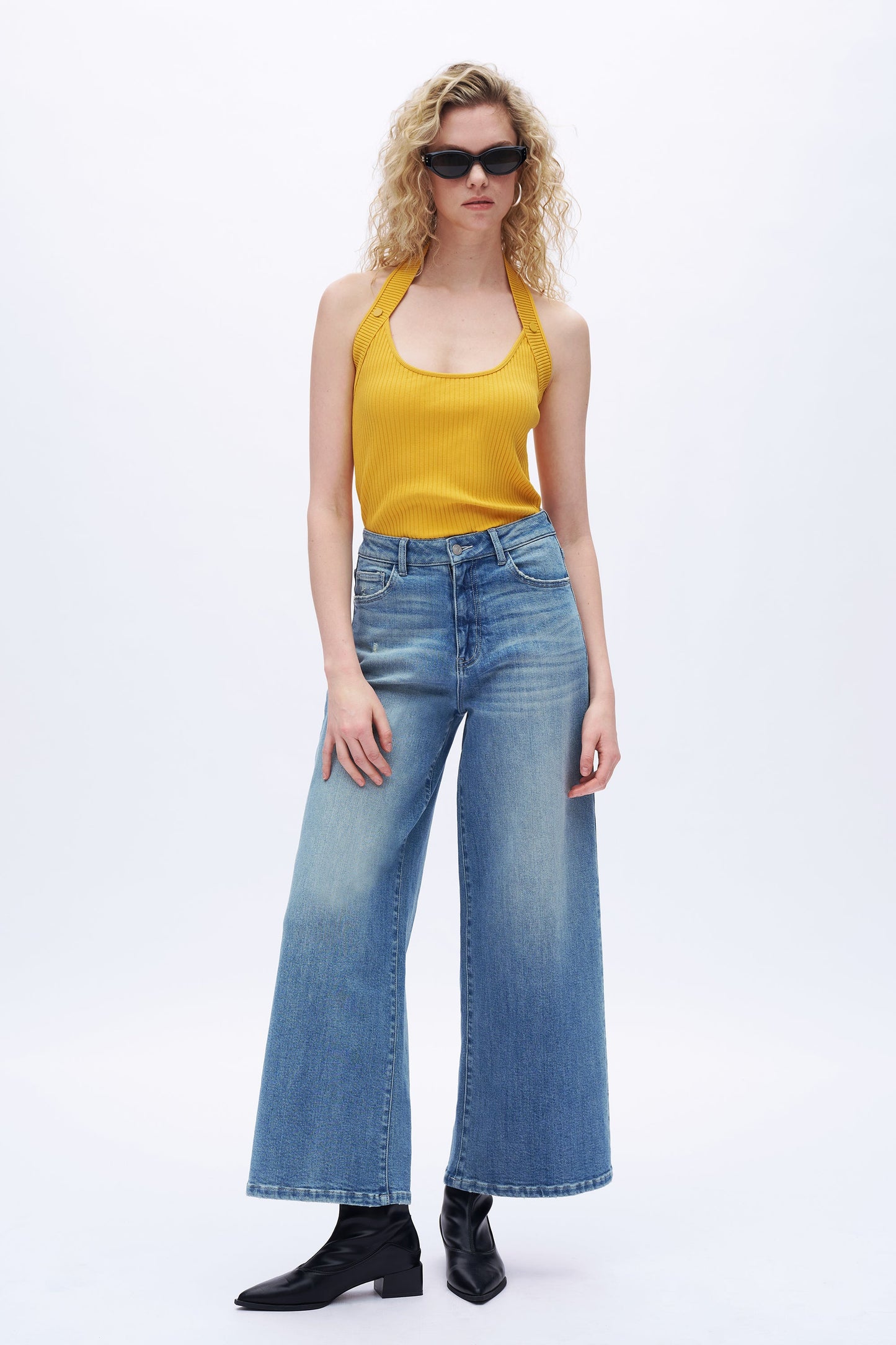 Cassandra Effortless Wide Leg Jeans