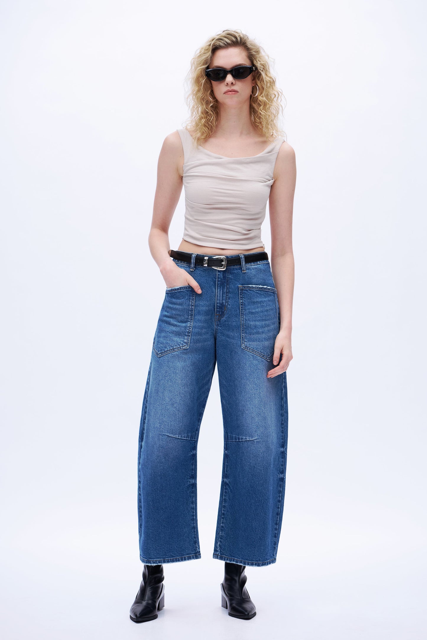 Sienna Contemporary Barrel Jeans