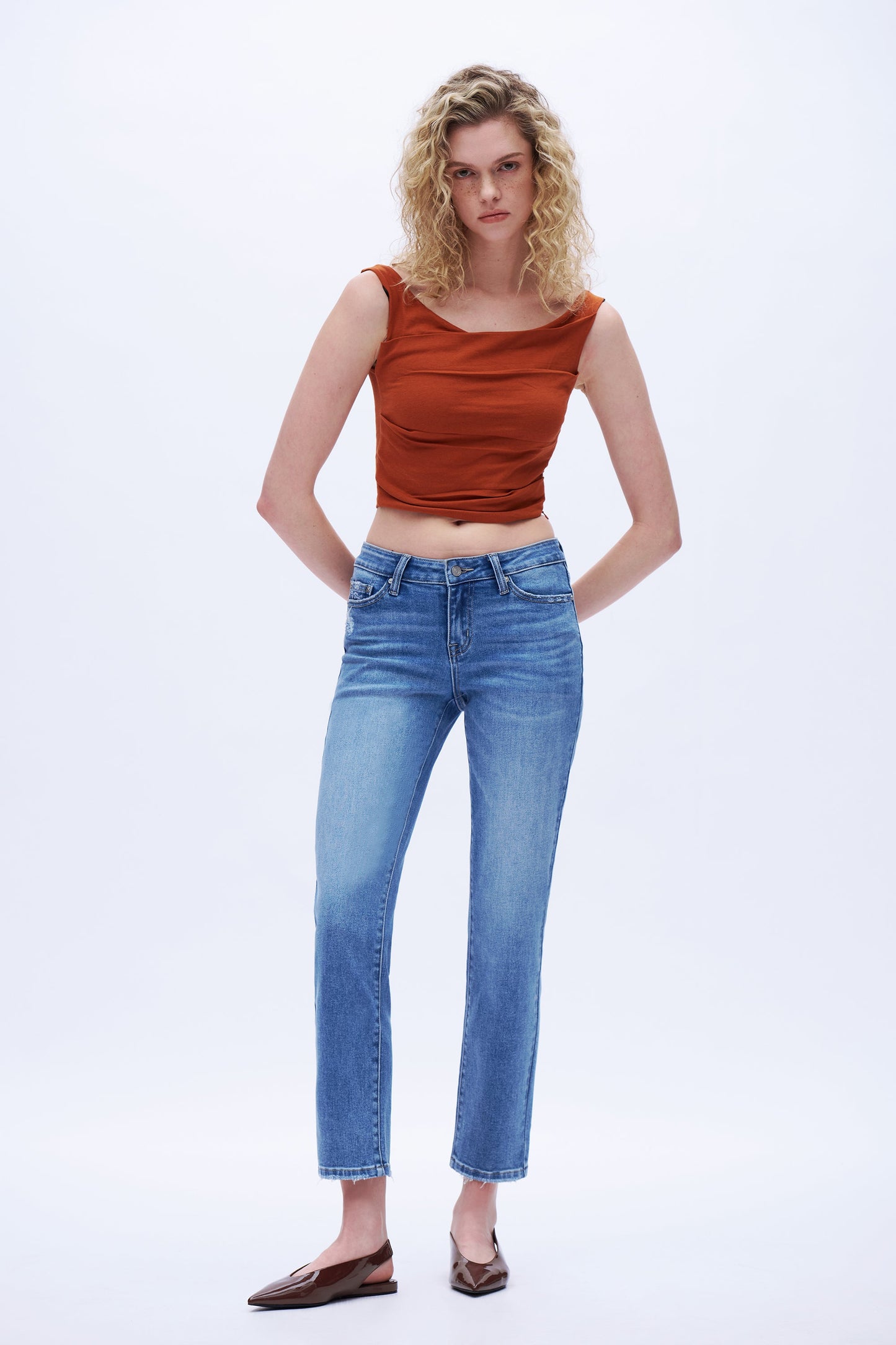 Emilia Flattering Straight Jeans