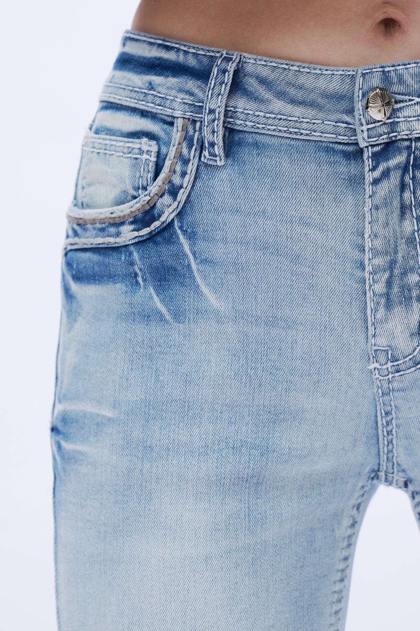 Brielle Fleur-de-lis Bootcut Jeans