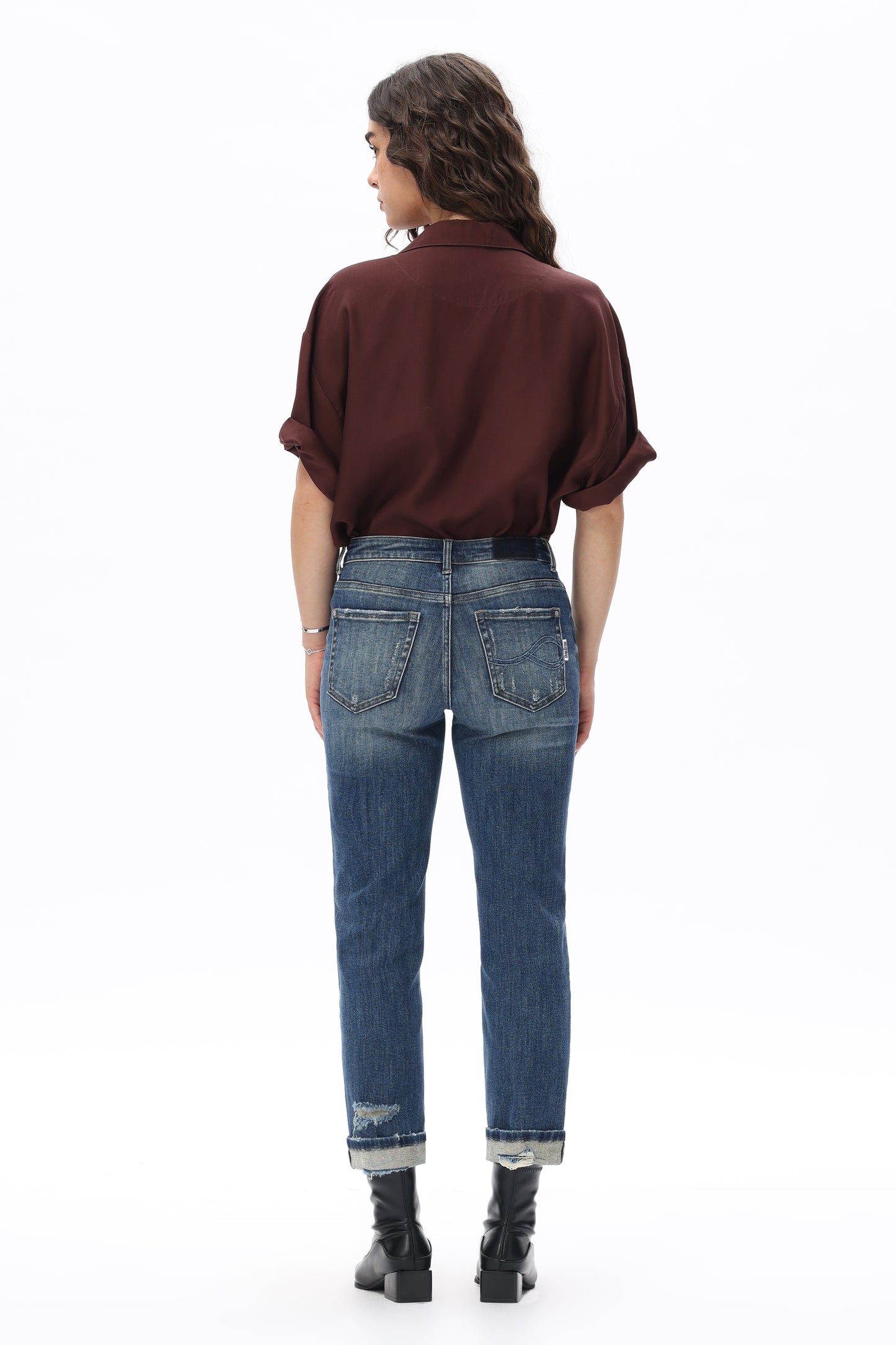 Estelle Vintage Whisker Straight Jeans