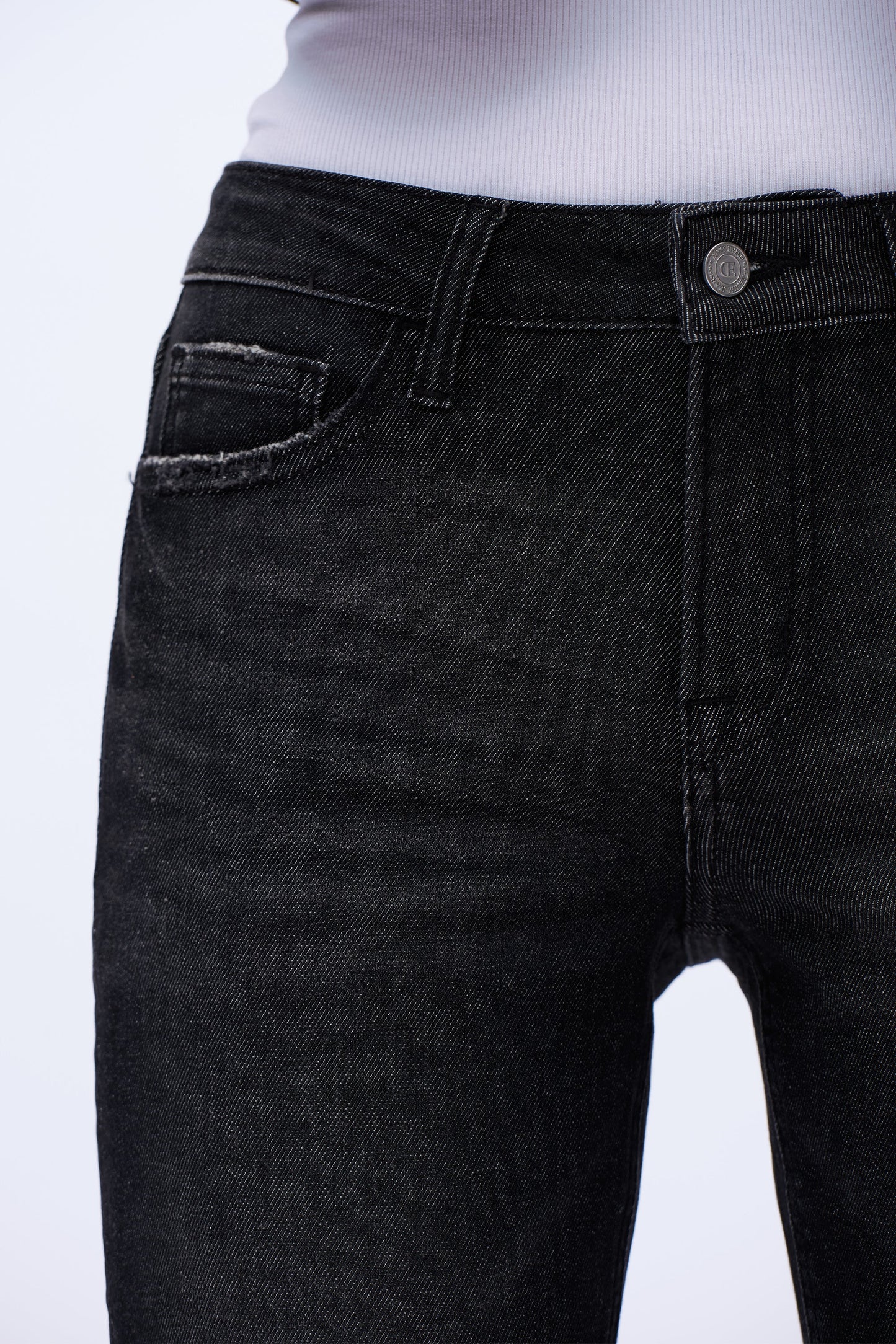 Valentina Edgy Dark Straight Jeans