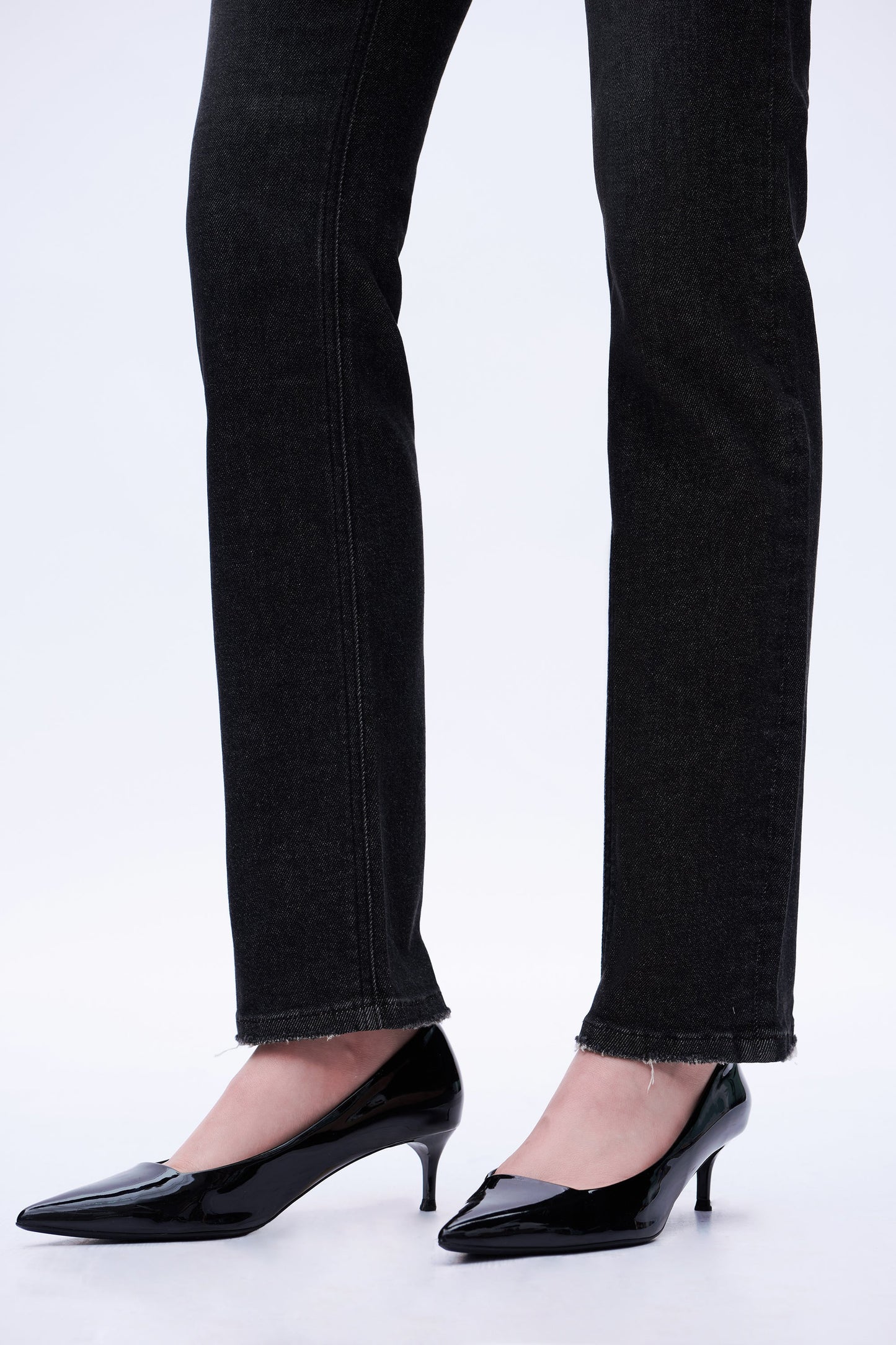 Valentina Edgy Dark Straight Jeans
