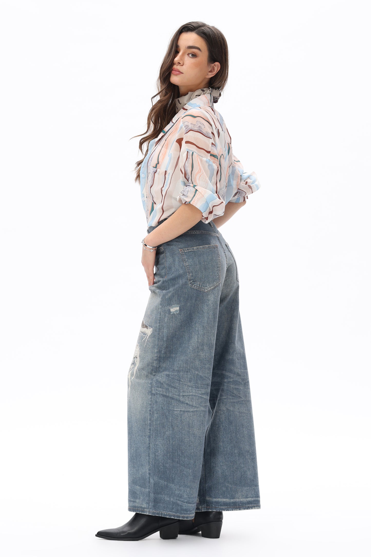 Sophia Vintage Sculpted Barrel Jeans